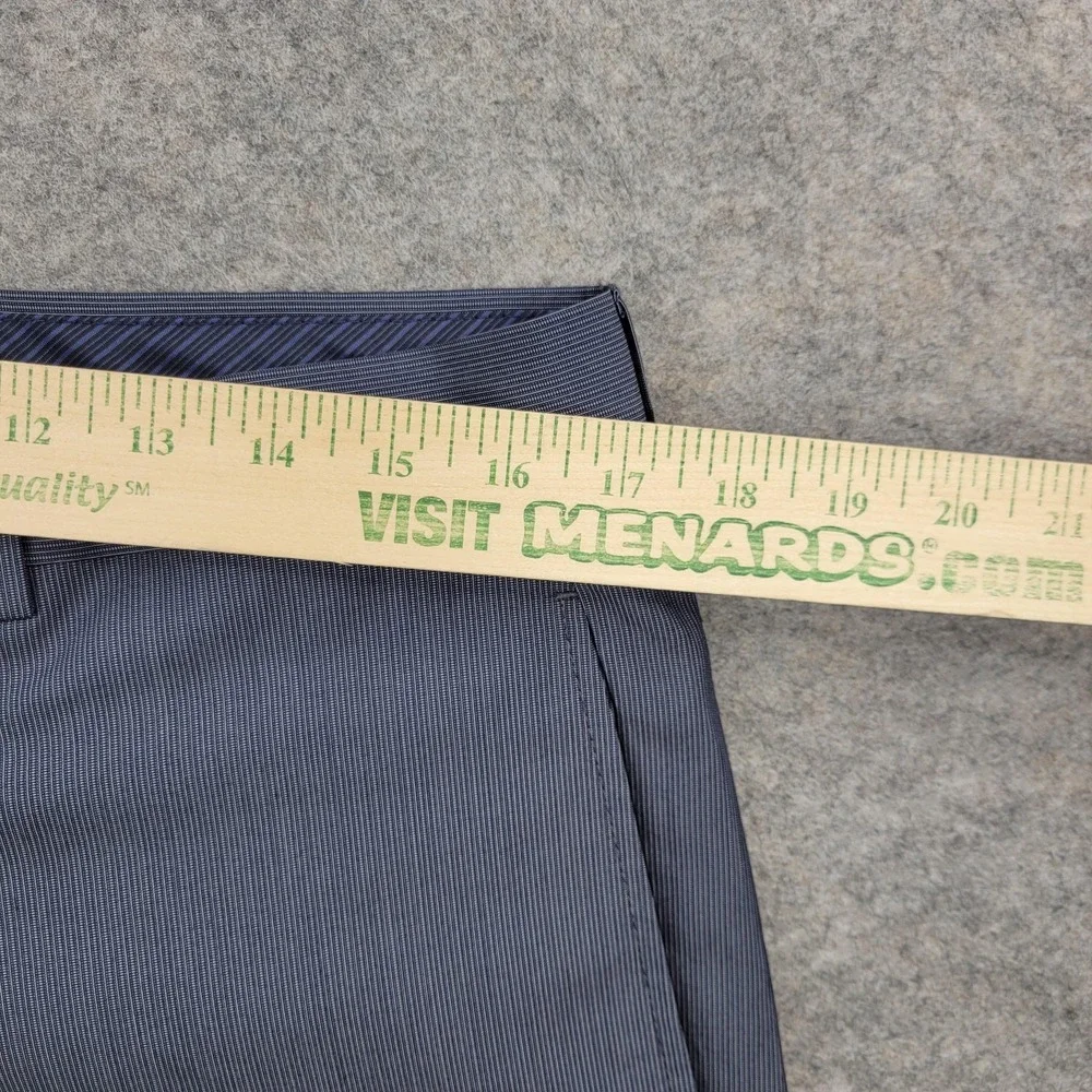 Calvin Klein Dress Pants Mens 34x30 Gray Polyester Viscose‎ Flat Front Business